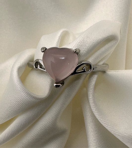 Pink Kunzite ring