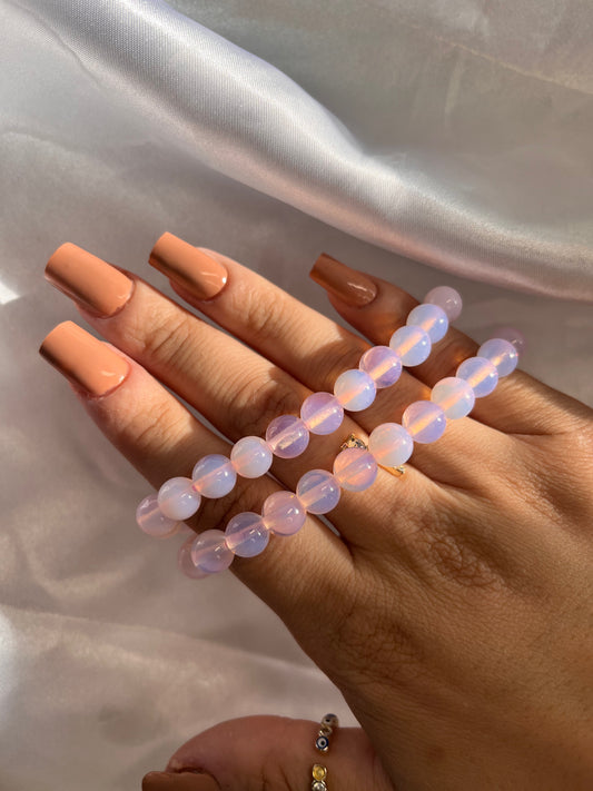 8mm Pink Opalite bracelet